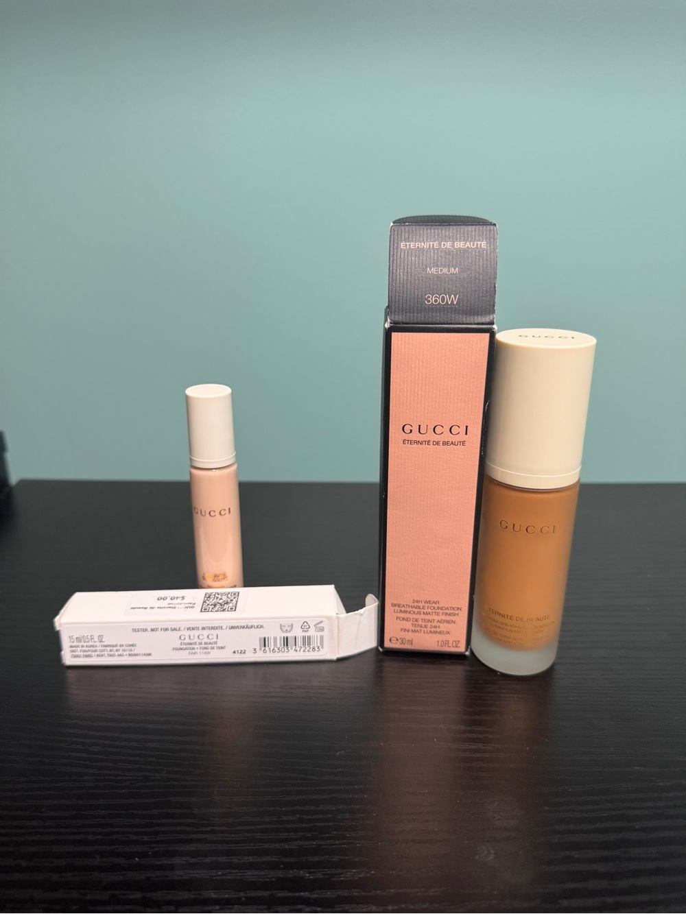 Brand new Gucci Foundation & Concealer Duo - Medium 360W and Gucci Concealer